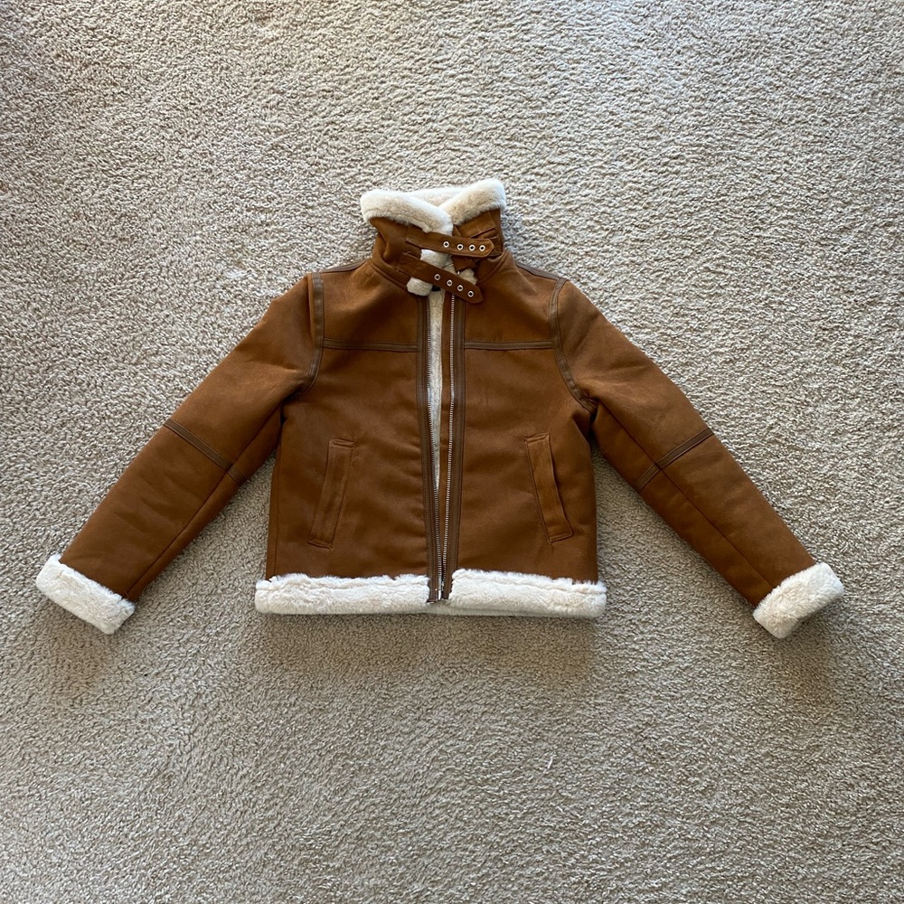 Faux Leather Jacket H&M